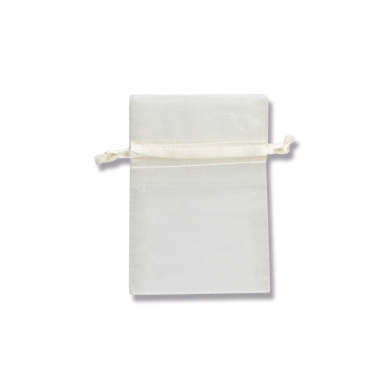 HEIKO オーガンジーバッグ 平袋タイプ SS アイボリー(IV) 10枚/束