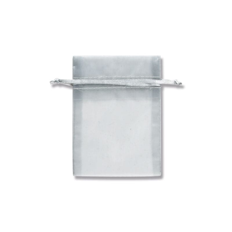 HEIKO オーガンジーバッグ 平袋タイプ S シルバー(SV) 10枚/束
