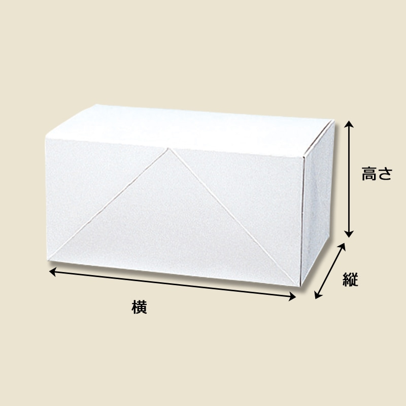 HEIKO 箱 白地カートン 6 10枚/袋 004246806 包装用品・店舗用品