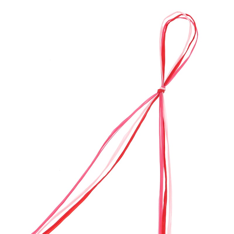 HEIKO レーヨンラフィア 3mm幅×30m ナチュラルレッド 1巻