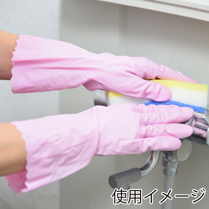 （まとめ）ショーワグローブ ナイスハンドミュー薄手 S ピンク NHMU-SP 1セット（10双）〔×10セット〕 ナイスハンドミューうす手 | SHOWA