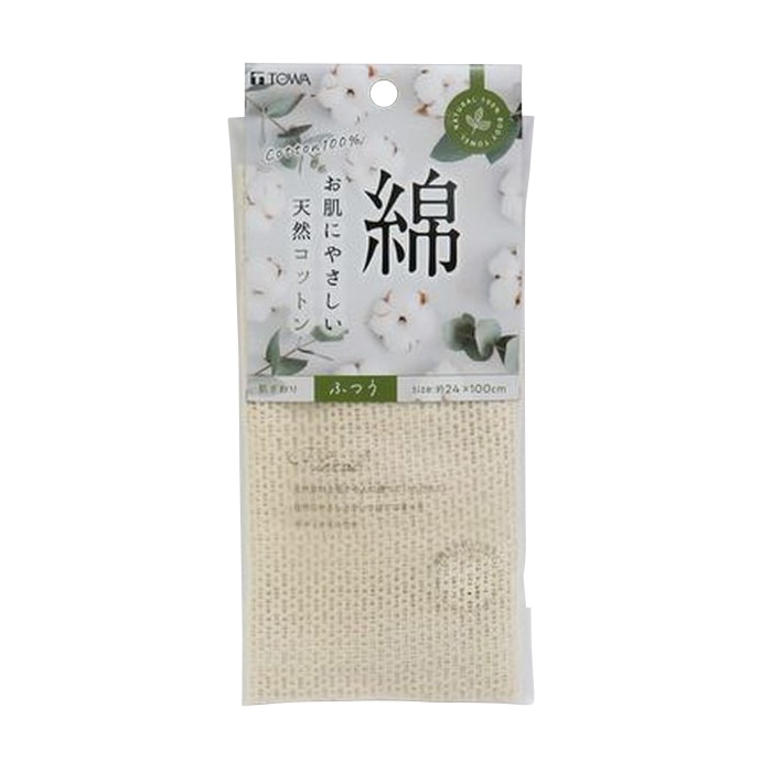 東和産業 ピュエラル 綿タオル アイボリー 1個(ご注文単位5個)【直送品】