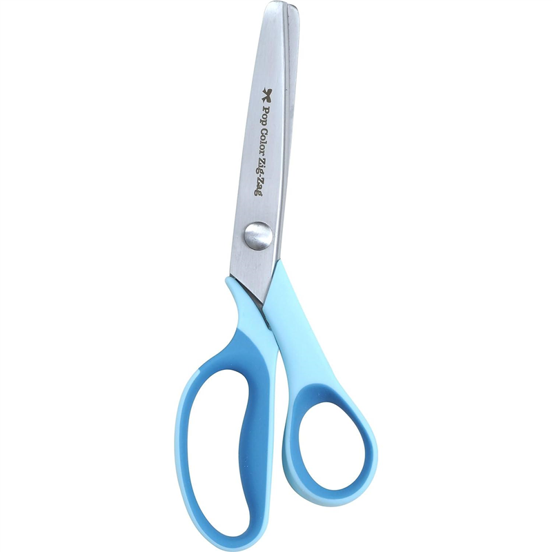 ミササ ソーイングノーション ピンキングはさみ 23cm ミントブルー 3mmピッチ 8220 1個(ご注文単位1個)【直送品】