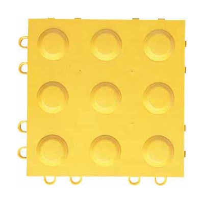 山崎産業 ガイドマットB 屋外用 警告 B-P イエロー F-132-P-Y 1枚(ご注文単位1枚)【直送品】