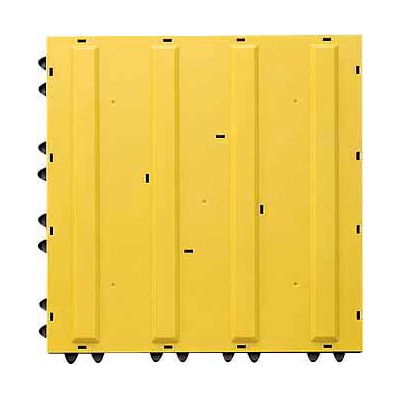 山崎産業 ニューガイドマットB 屋外用 誘導 B-L イエロー F-189-L-Y 1枚(ご注文単位1枚)【直送品】