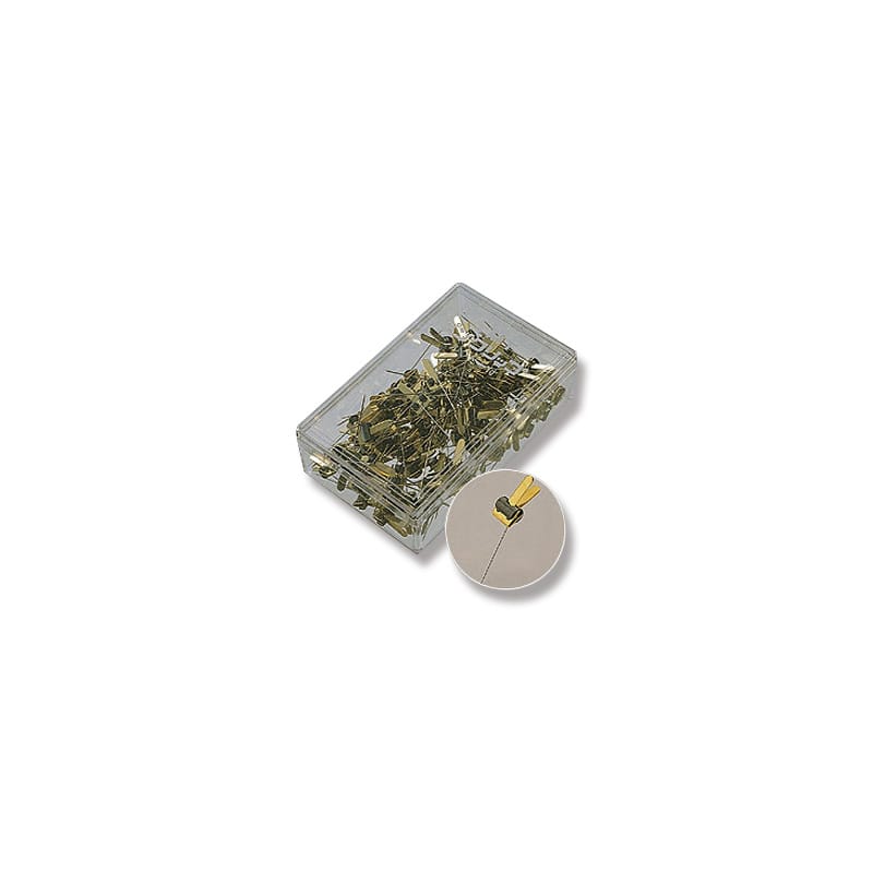 友屋 値札付けPOP備品 ピンクリップ ゴールド 07303 1箱(ご注文単位1箱)【直送品】