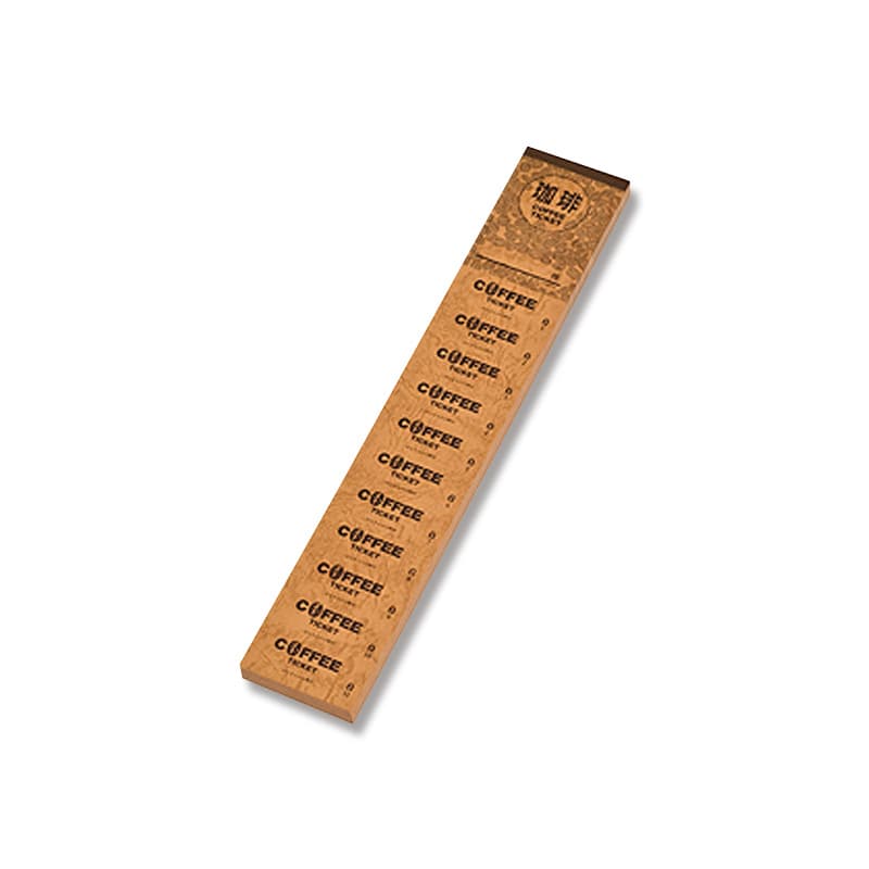 友屋 販促用品 コーヒーチケット 1シート11枚×100枚綴り 11103 1束(ご注文単位1束)【直送品】