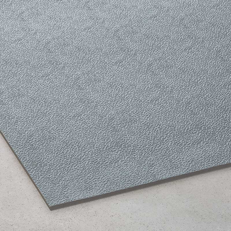 テラモト クッションマット　トリプルシート　9mm 1m×5m　灰 MR1543056 1本（ご注文単位1本）【直送品】