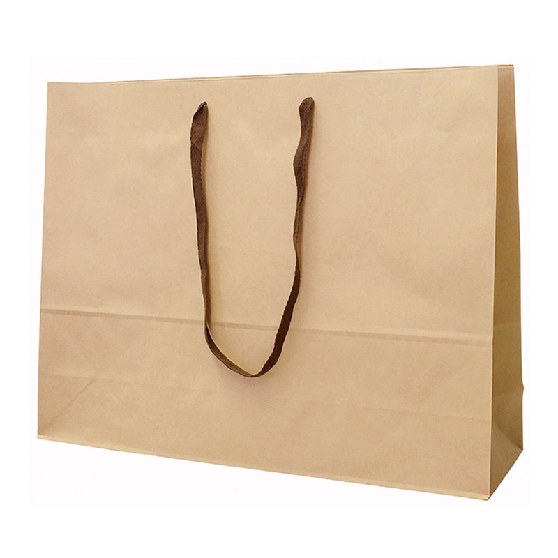 HEIKO 紙袋 ファッションバッグ LLワイド 未晒無地 10枚/袋