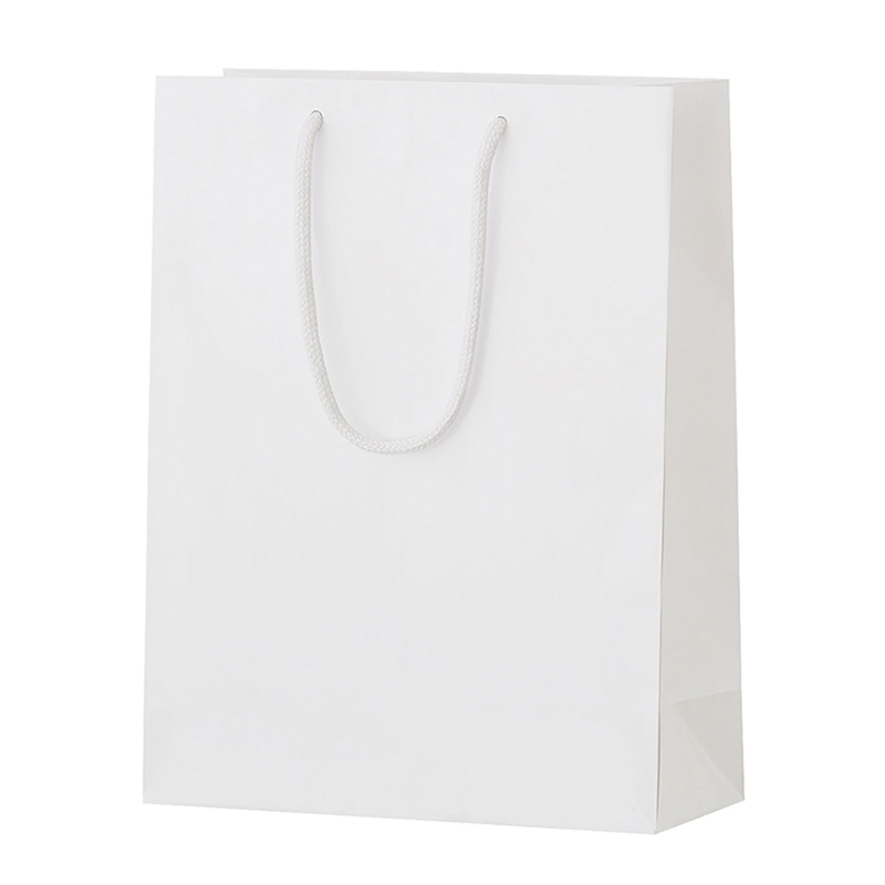 HEIKO 手提げポリ袋 ポリチャームバッグ MM ナチュラル 表記入り 50枚