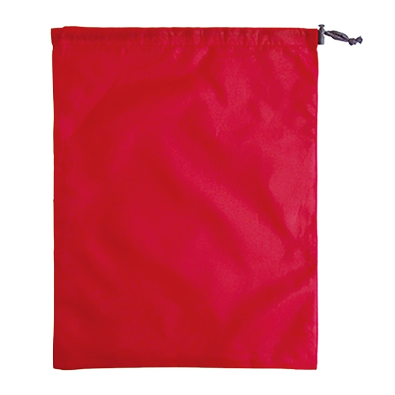 ラクスルクラフツ 巾着袋 スタッフバッグ L レッド 90313048 10枚/袋(ご注文単位10袋)【直送品】