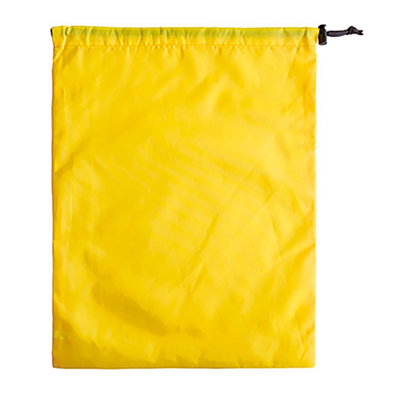 ラクスルクラフツ 巾着袋 スタッフバッグ L イエロー 90313062 10枚/袋(ご注文単位10袋)【直送品】
