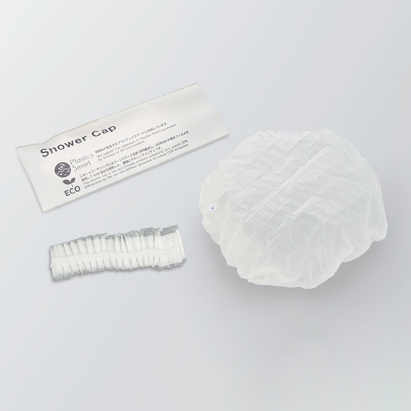 (2000点) ホテルアメニティ シャワーキャップ(アコーディオンタイプ) クリアOPシリーズ ダイト 00475204 シャワーキャップ アコーディオン式 C20 2000個入り ブラン