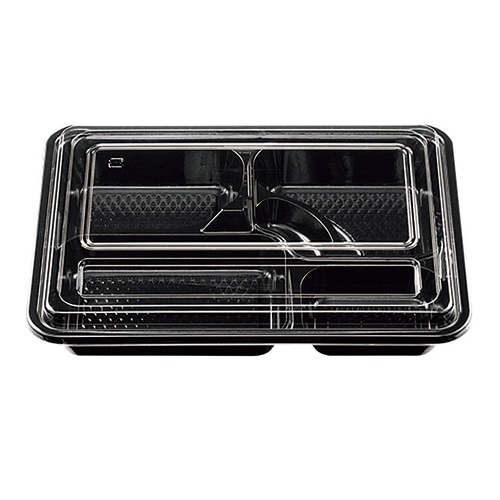 エフピコチューパ 弁当容器 W-202 透明蓋セット 庄内 20セット/袋（ご