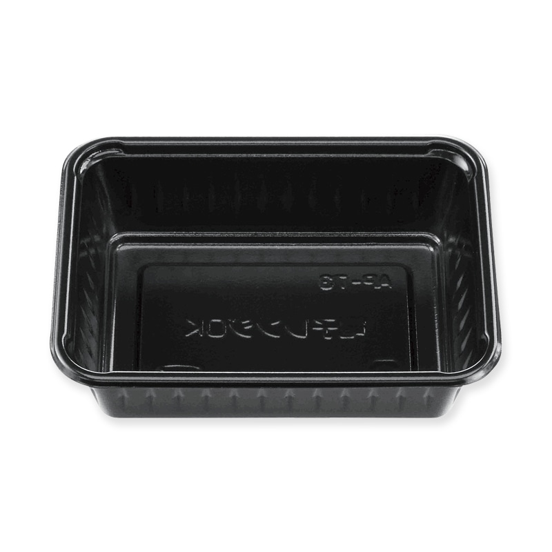 PFC② エフピコチューパ 丼・お重容器 AP角丼 AP-73 本体 黒 50枚/袋