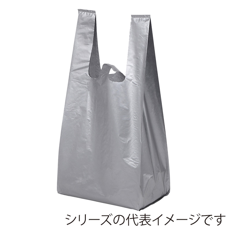 伊藤忠リーテイルリンク レジ袋 シルバー 厚手 60号サイズ 100枚