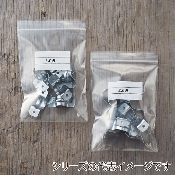 伊藤忠リーテイルリンク ポリ袋 チャック袋 マット印刷付 A6 0.08mm