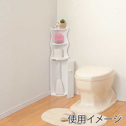 送料無料【新品】シンプルタイプ トイレラック 萩原スリーアイ HAGIHARA トイレラック MTR-6464NW ナチュラル