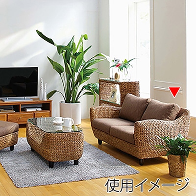 ウォーターヒヤシンス3人掛けソファ