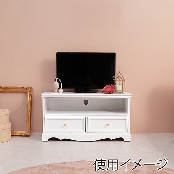 萩原 テレビ台 幅80cm ホワイト MTV-6592WH 1台(ご注文単位1台 萩原 テレビ台 幅80cm ホワイト MTV-6592WH 1台(ご注文単位1台