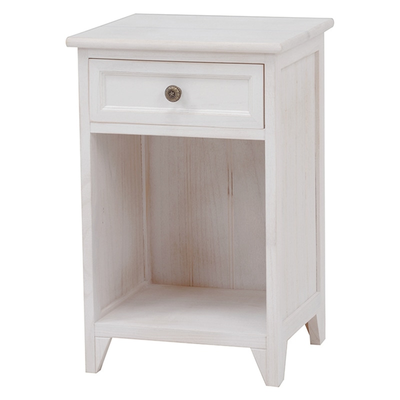 萩原 サイドチェスト アンティークホワイト MCH-5479AW 1台(ご注文単位1台)【直送品】