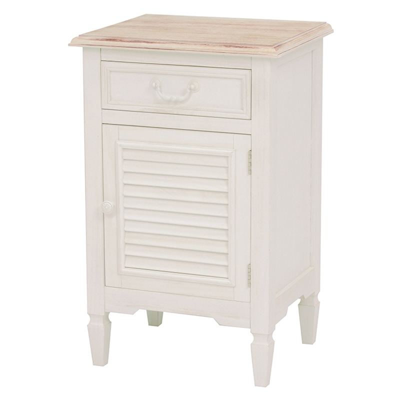 萩原 サイドチェスト ホワイト MCH-6166WH 1台(ご注文単位1台)【直送品】