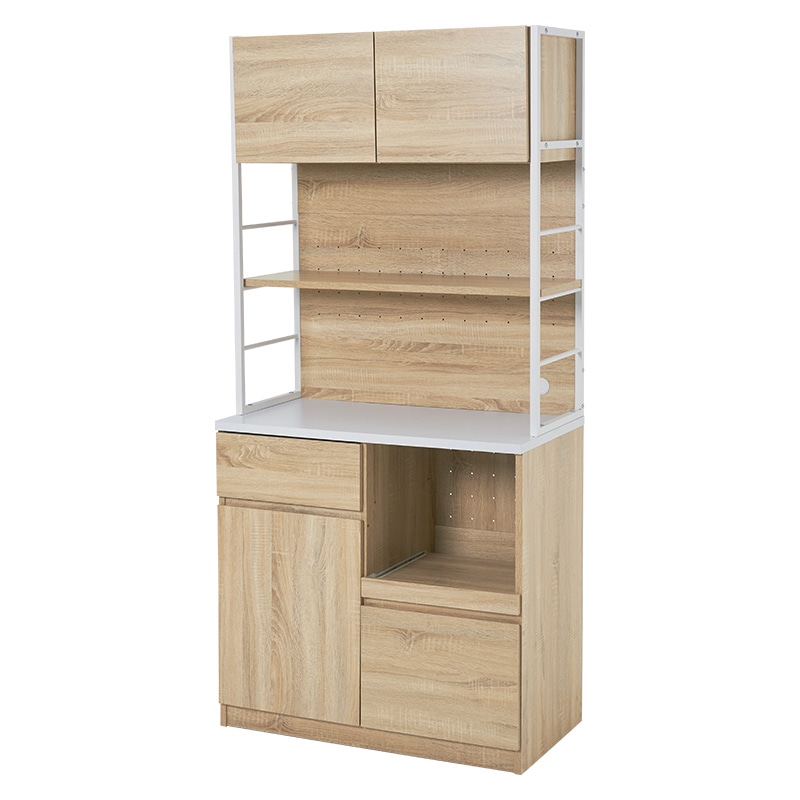 H7742☆展示品☆YAJIMA☆ヤジマ☆キャビネット☆食器棚☆レンジボード