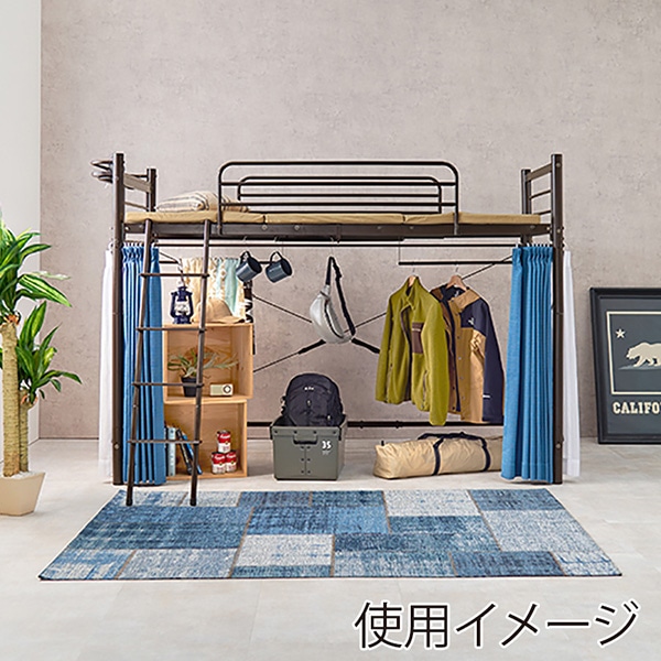 ☆ゲンシグラードンさん専用☆ホワイト ロフトベッド スチール製　引き渡し限定 ☆ゲンシグラードンさん専用☆ホワイト ロフトベッド スチール製