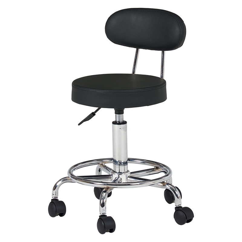 萩原 キッチンチェア 昇降式 ブラック LHC-4051BK 1台(ご注文単位1台)【直送品】