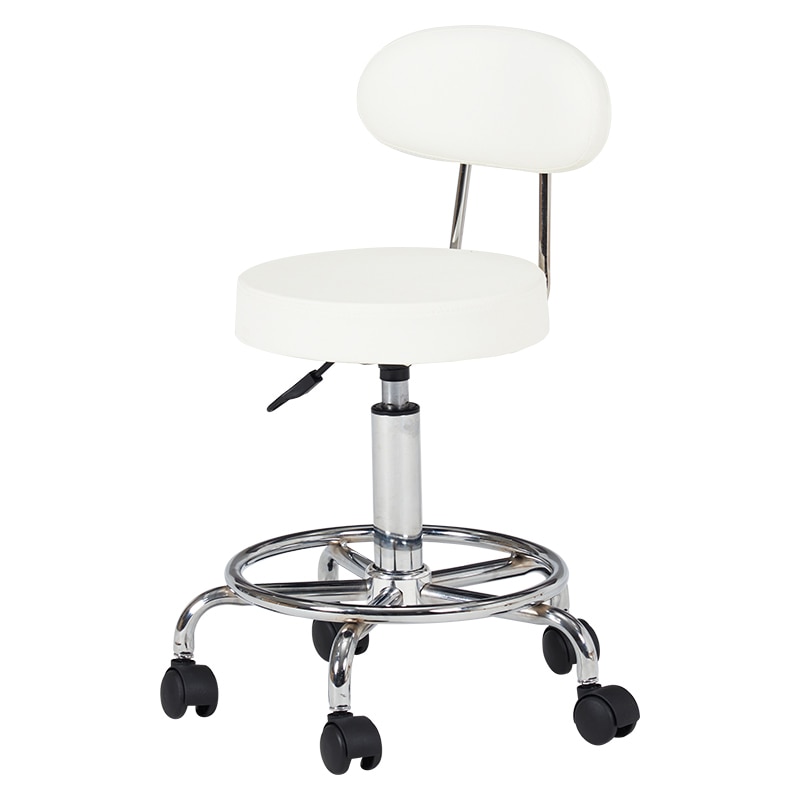 萩原 キッチンチェア 昇降式 ホワイト LHC-4051WH 1台(ご注文単位1台)【直送品】
