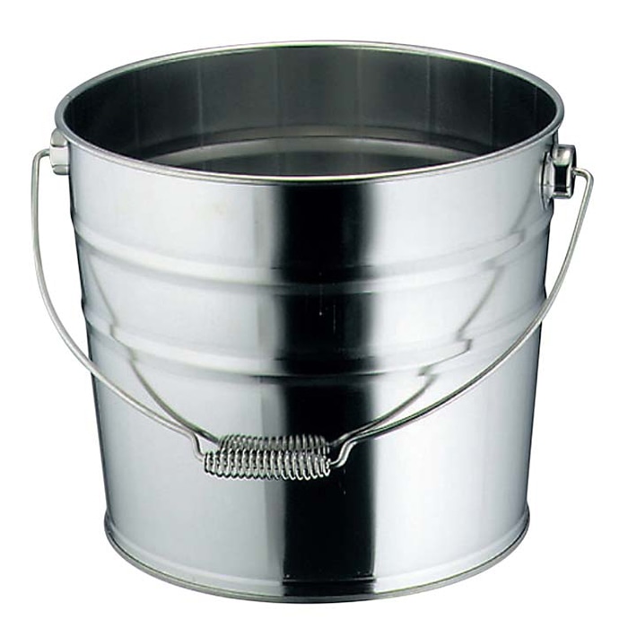 18-8 つる付 バケット 18L 新品18-8 つる付 バケット 18L スギコ産業 18-8ステンレスバケット A