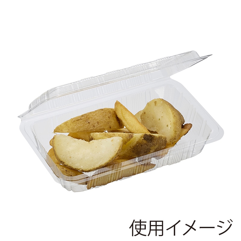 食品容器 フードパック（折蓋タイプ）H-2-B 中浅 168x100x31（蓋高11）mm 1ケース（メーカー直送品）　#4420473 シーピー化成 食品容器 フードパック(折蓋タイプ) H-2-B 中浅 100枚⁄袋