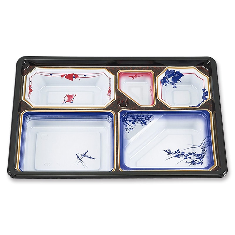 福助工業 仕出し容器 本体 KP-150 阿波 透明蓋付 20枚/束（ご