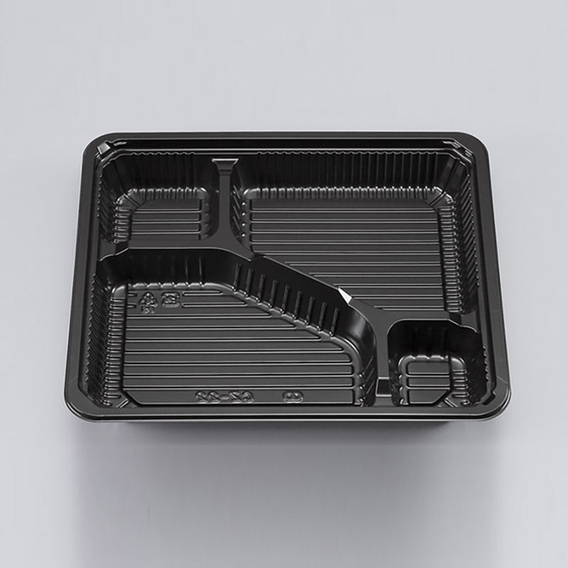 シーピー化成 弁当容器 Z－256－1 BS黒 100枚/袋 004404297 包装