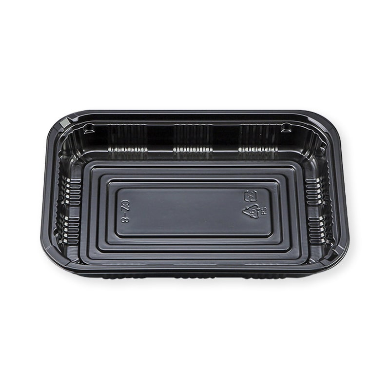 シーピー化成 惣菜容器 CZ-7 BS黒 本体 50枚/袋 004406716 包装用品