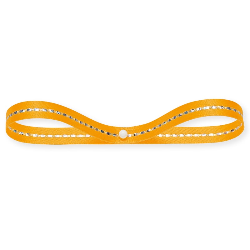 東京リボン リボン グリッターWサテン 33111 6×20 #3 パンプキン 1巻(ご注文単位1巻)【直送品】