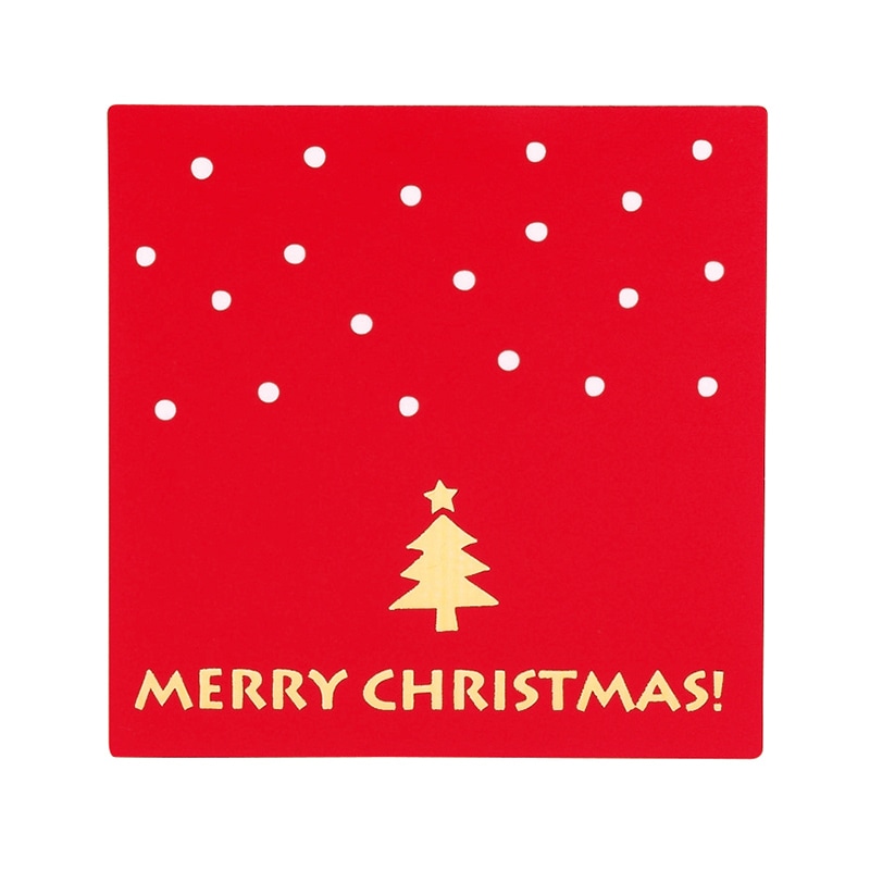 東京リボン シール WS/カラースクエア 93165 #2 クリスマス 1巻(ご注文単位1巻)【直送品】