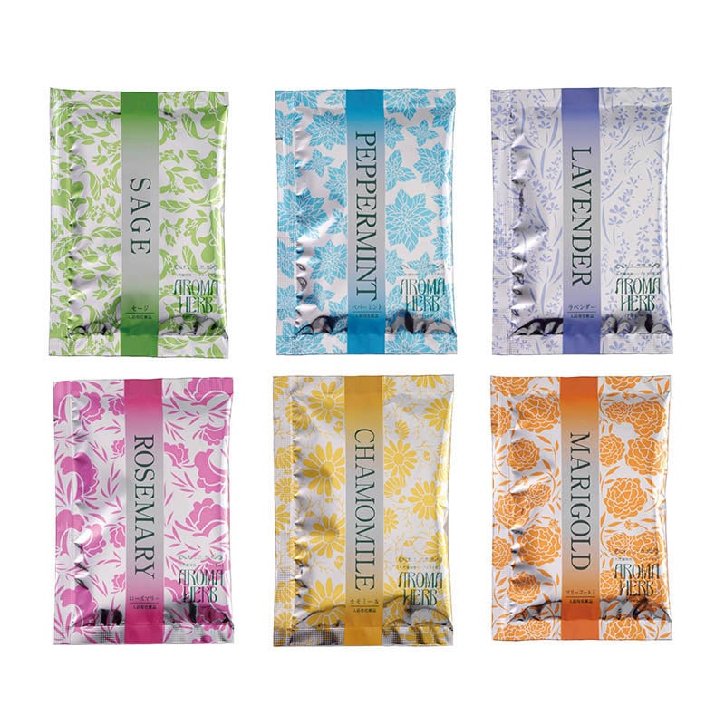 入浴剤 アロマハーブ 30g 6種アソート 600個/箱(ご注文単位1箱)【直送品】