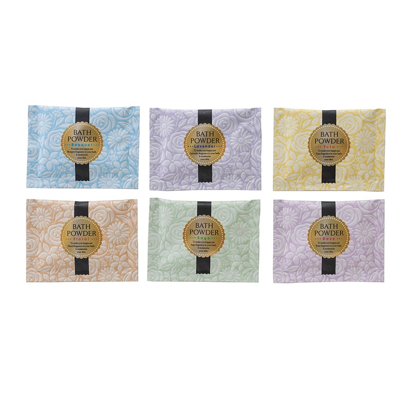 入浴剤 ラッキーバス 25g 6種アソート 600個/箱(ご注文単位1箱)【直送品】