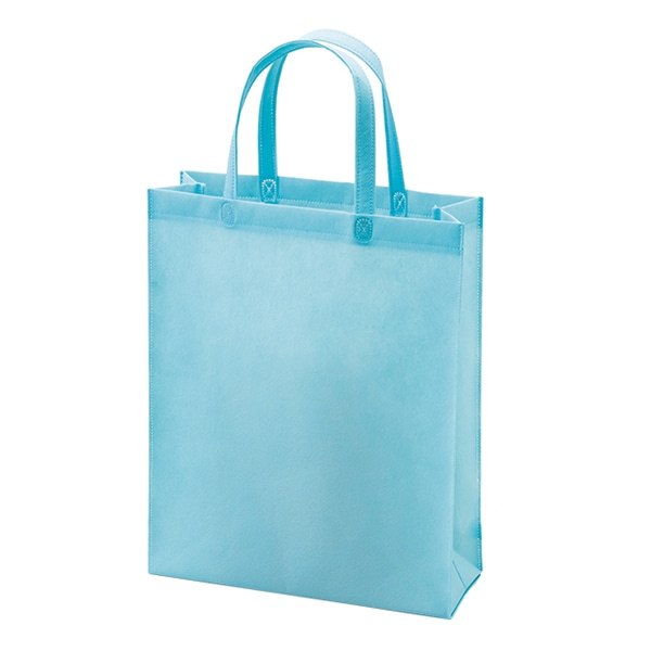 エーワン 不織布袋 ベーシックトート75 A4縦 パステルブルー LC0490AJ00 50枚/束（ご注文単位4束）【直送品】