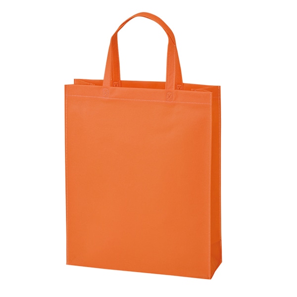 エーワン 不織布袋 ベーシックトート75 A4縦 オレンジ LC0490AK00 50枚/束（ご注文単位4束）【直送品】