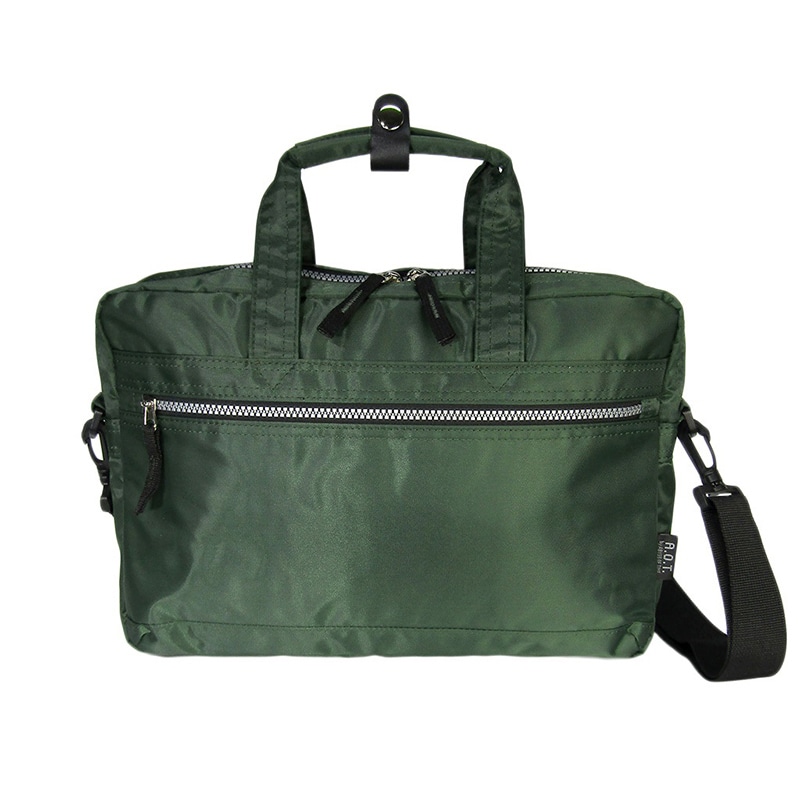 優美社 2WAY ビジネスバッグ 3843 クロ×シルバー 1個（ご注文単位1個