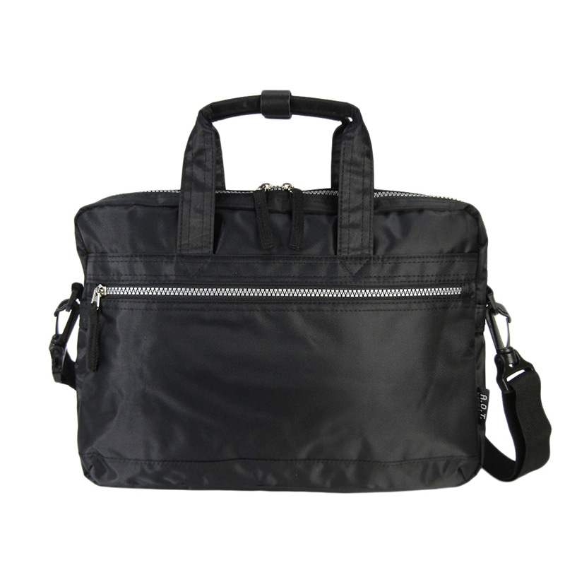 優美社 2WAY ビジネスバッグ 3843 クロ×シルバー 1個（ご注文