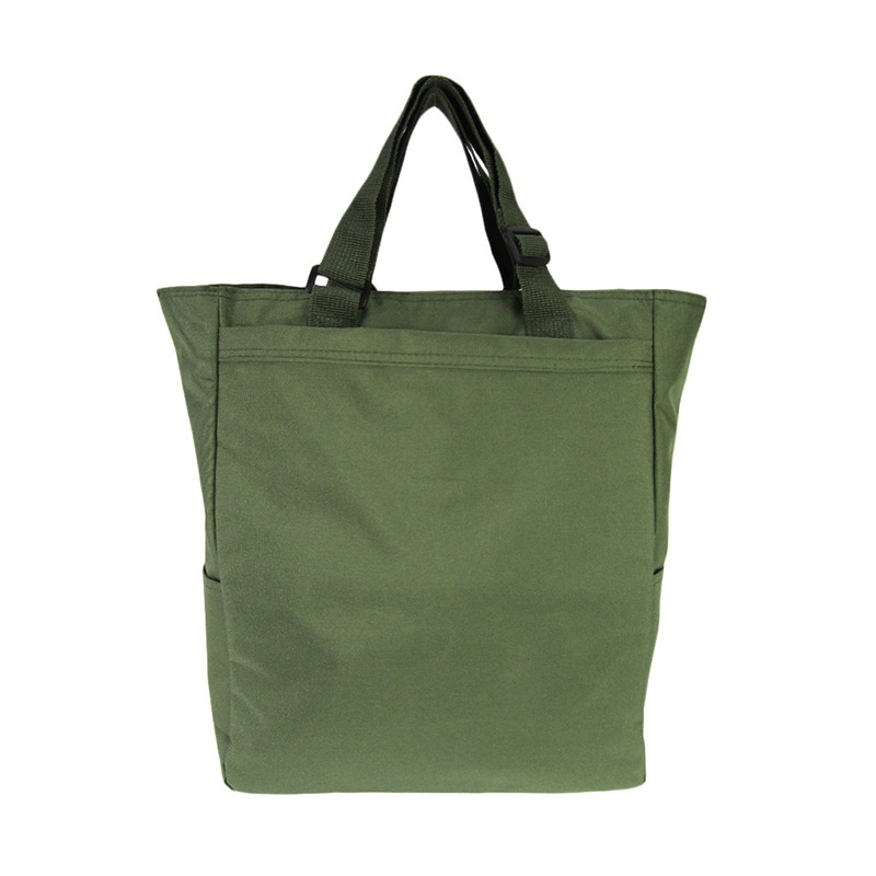 優美社 ハンドル調節可能トートバッグ 3974 カーキ 1個（ご注文