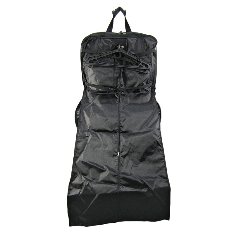 優美社 2WAYガーメントボストンバッグ ハンガー付き 3Y71 クロ 1個（ご