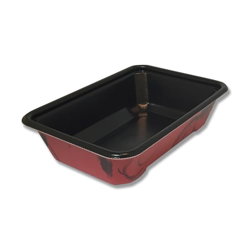 PFC② エフピコチューパ 丼・お重容器 AP角丼 AP-73 本体 黒 50枚/袋