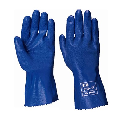 弘進ゴム ニトリル手袋 弘進グローブ 500 ブルー M K0019AE 1組（ご