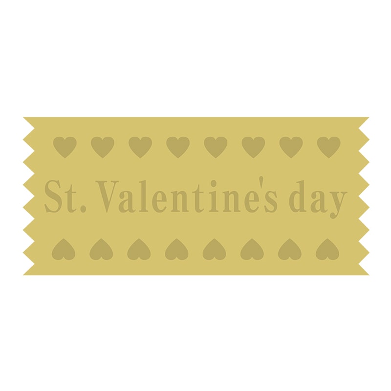 ヒカリ紙工 シール　SMラベル 350枚入  2H004 St.Valentine’sDay　1袋（ご注文単位1袋）【直送品】