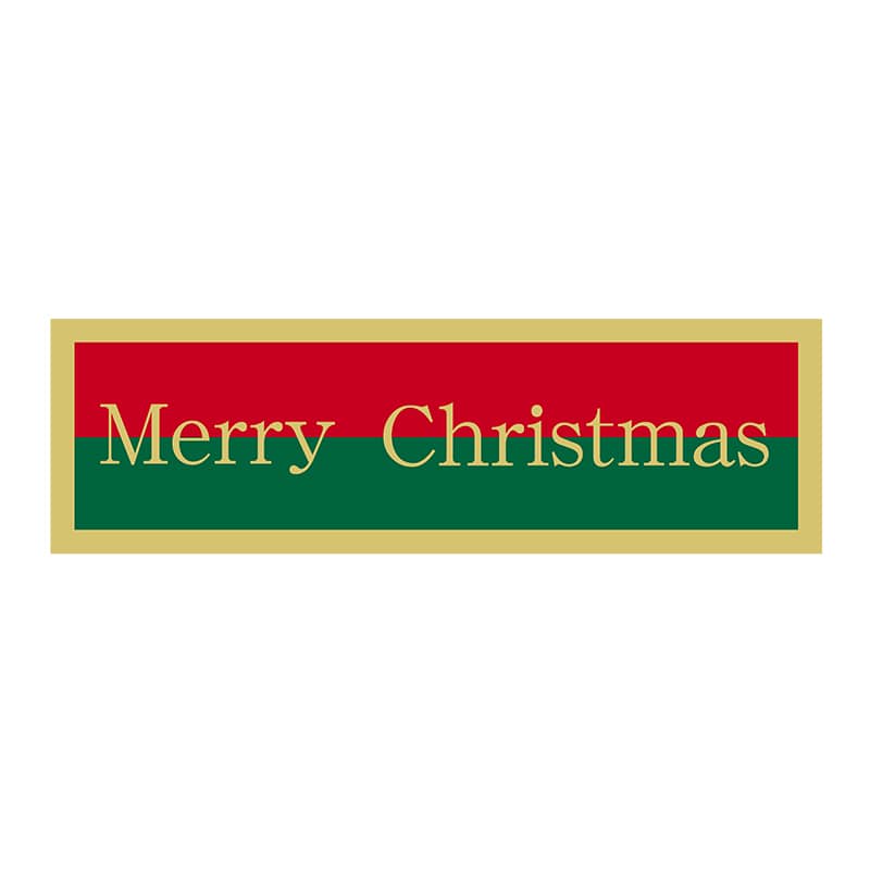 ヒカリ紙工 シール SMラベル 500枚入 2H032 MerryChristmas 1袋(ご注文単位1袋)【直送品】
