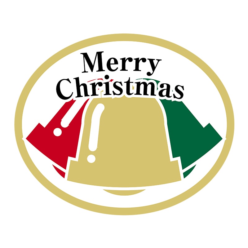 ヒカリ紙工 シール SMラベル 200枚入 2H039 MerryChristmas 1袋(ご注文単位1袋)【直送品】